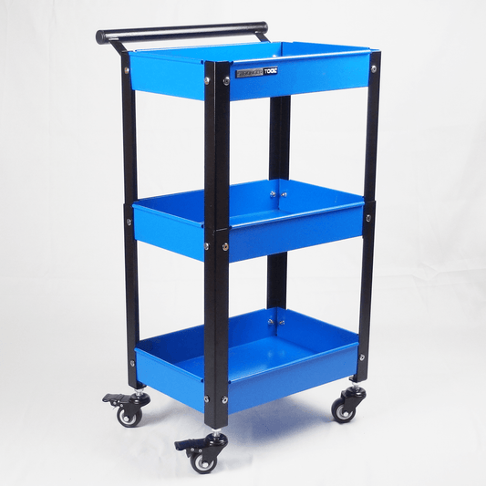 TC3-300 Compact Tool Cart 3-Tier Heavy Duty Workshop Trolley