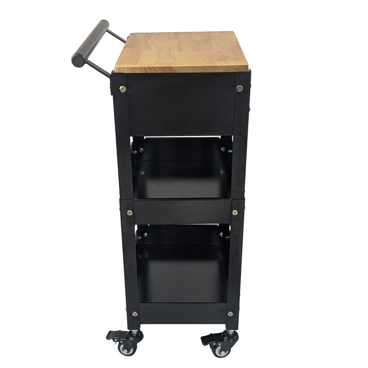 TC2-210 Compact Tool Cart 2-Tier with Lockable Drawer